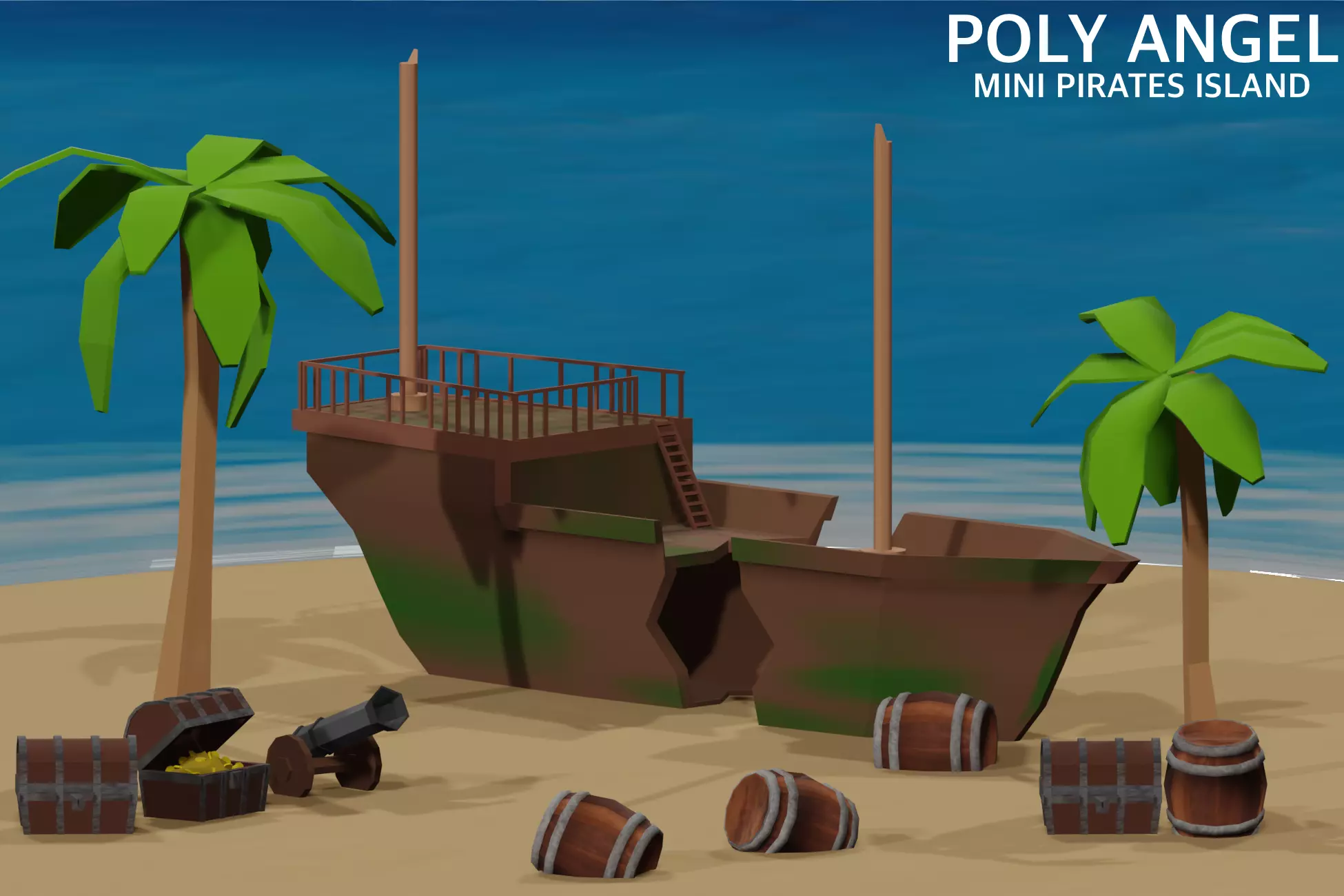 Poly Angel - Mini Pirates Island